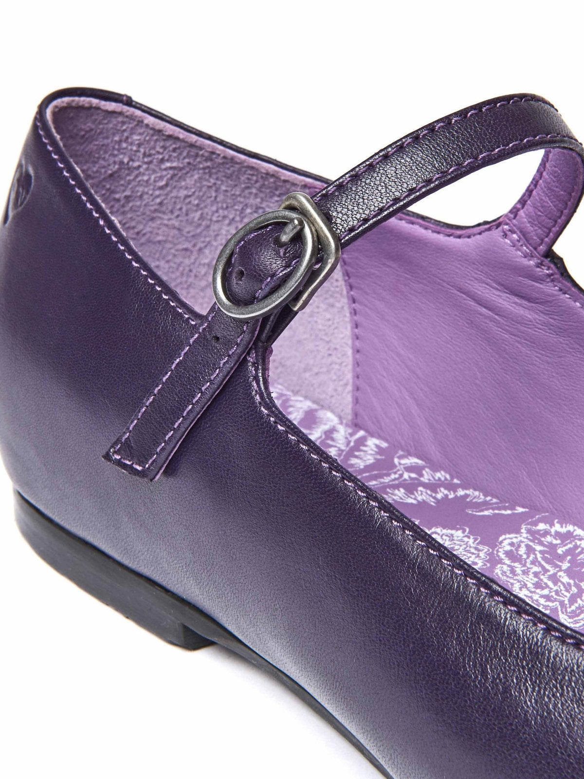 Black square toed ballerina flats - PIPER BLACK