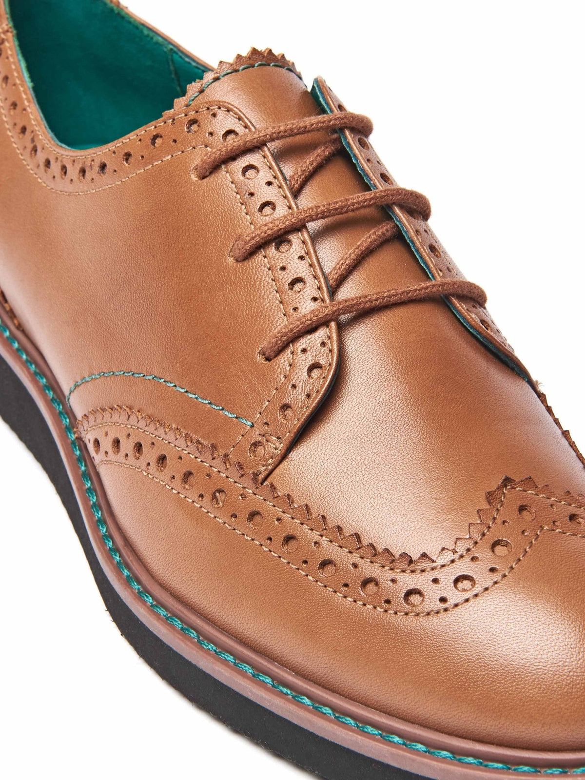 Metallic leather metallic brogues - SEGOVIA BRONZE METALLIC