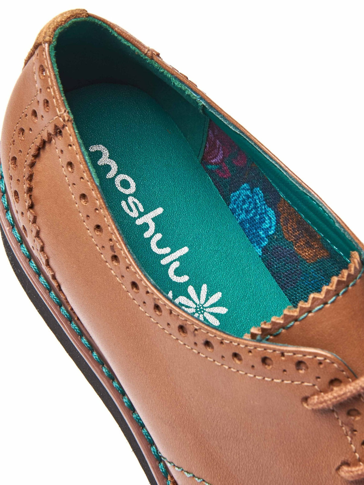 Metallic leather metallic brogues - SEGOVIA BRONZE METALLIC