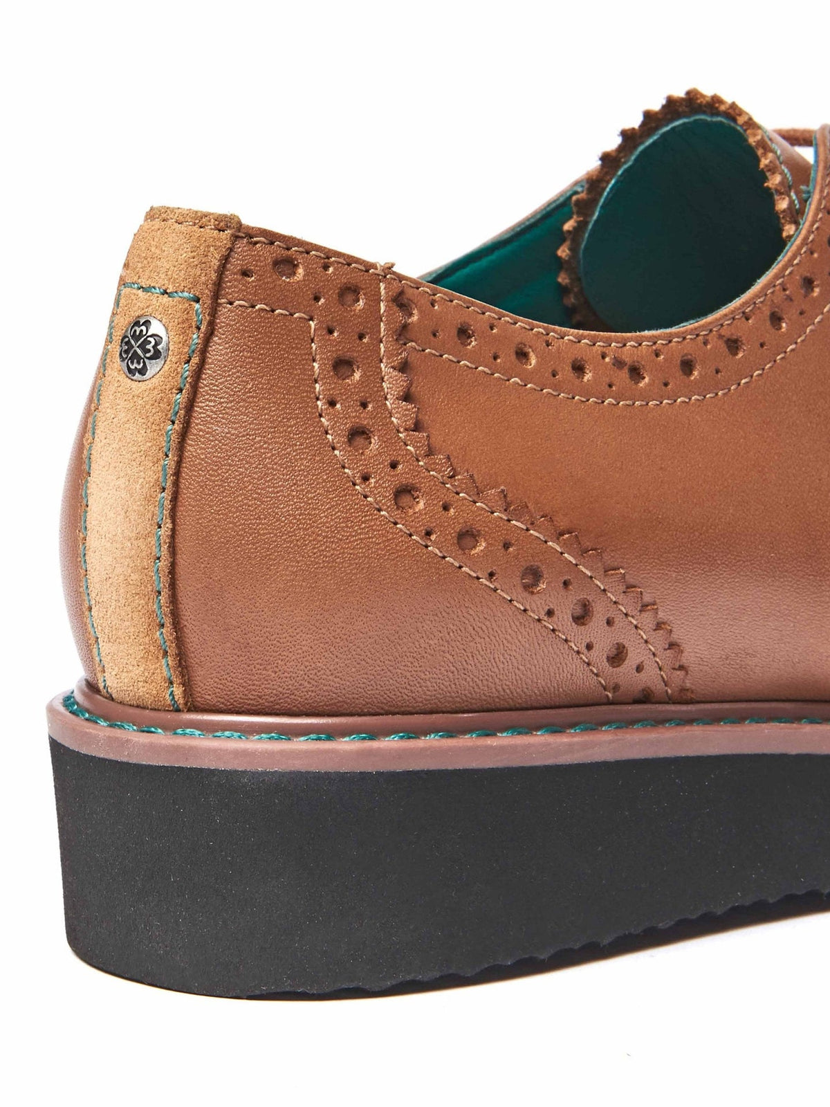 Metallic leather metallic brogues - SEGOVIA BRONZE METALLIC