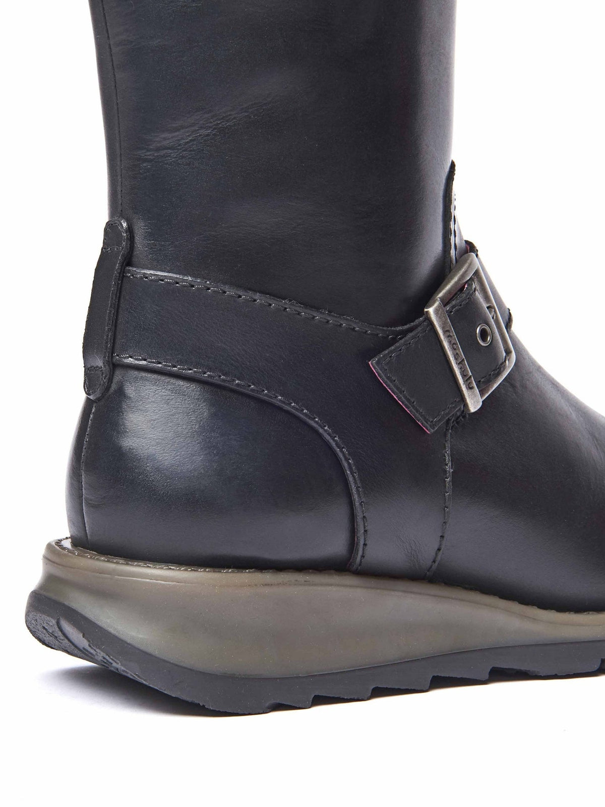 Pink long leather wedge boots - STARGAZER RASPBERRY