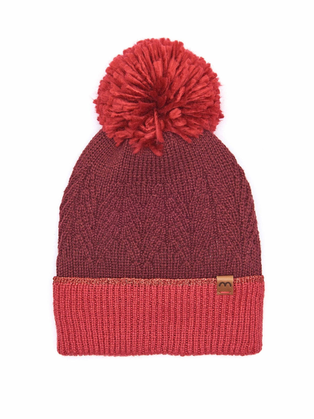 Red LISMORE HAT - LISMORE HAT CABERNET/LIPSTICK RED