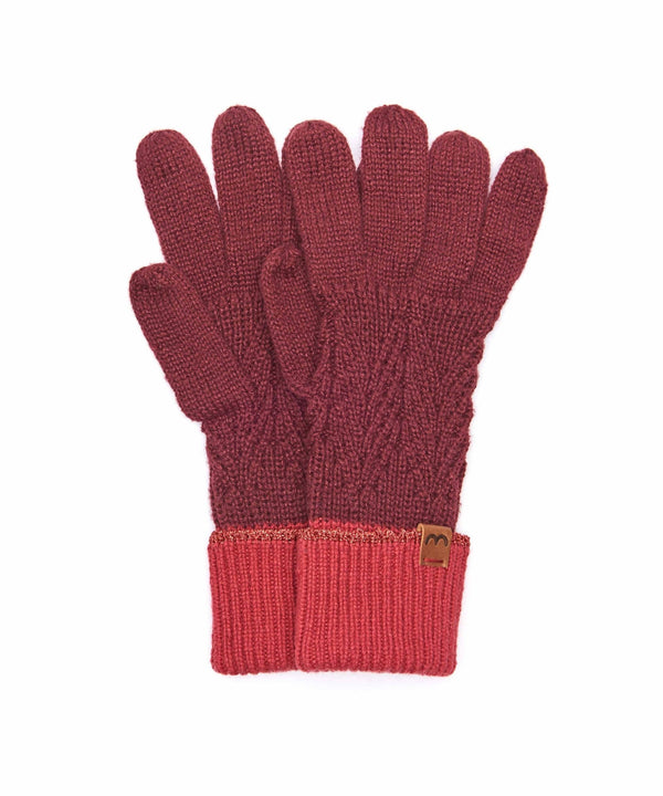 LISMORE GLOVE CABERNET/LIPSTICK RED