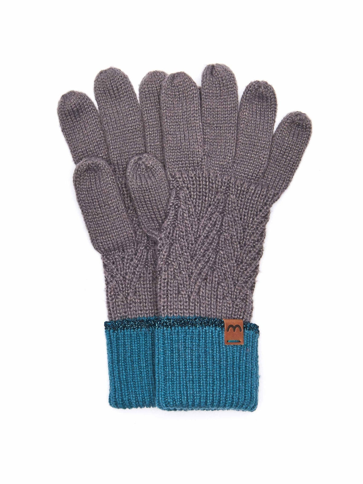 Grey / Blue LISMORE GLOVE - LISMORE GLOVE GREY/LAGOON