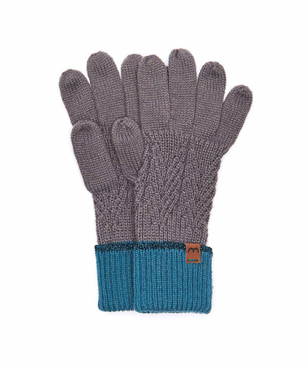 LISMORE GLOVE GREY/LAGOON