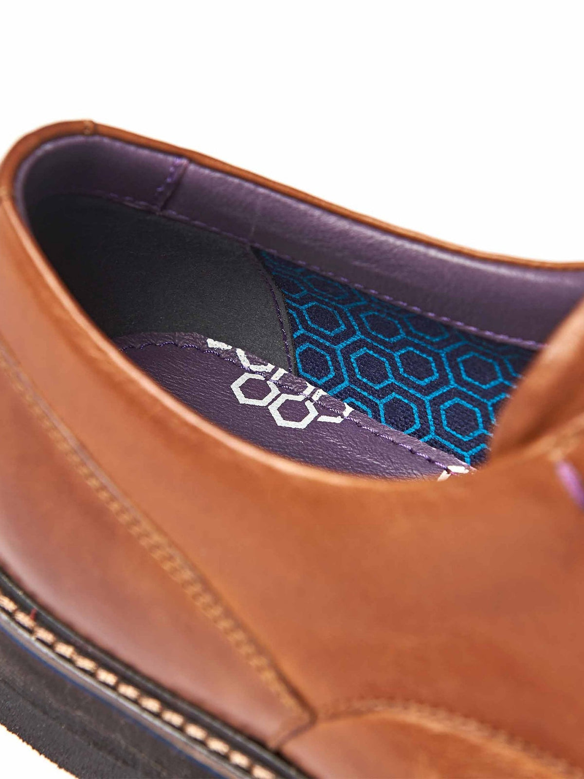 Blue men's suede derby shoes - GASKET 2 NAVY SUEDE
