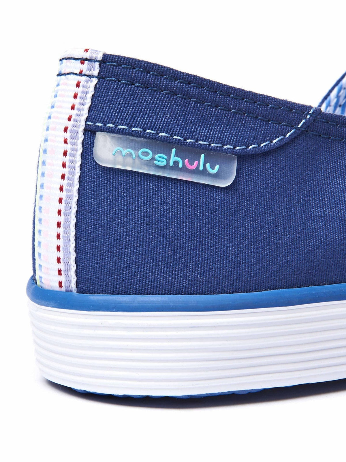 Blue canvas lace-up trainers - HEMMICK TWILIGHT BLUE