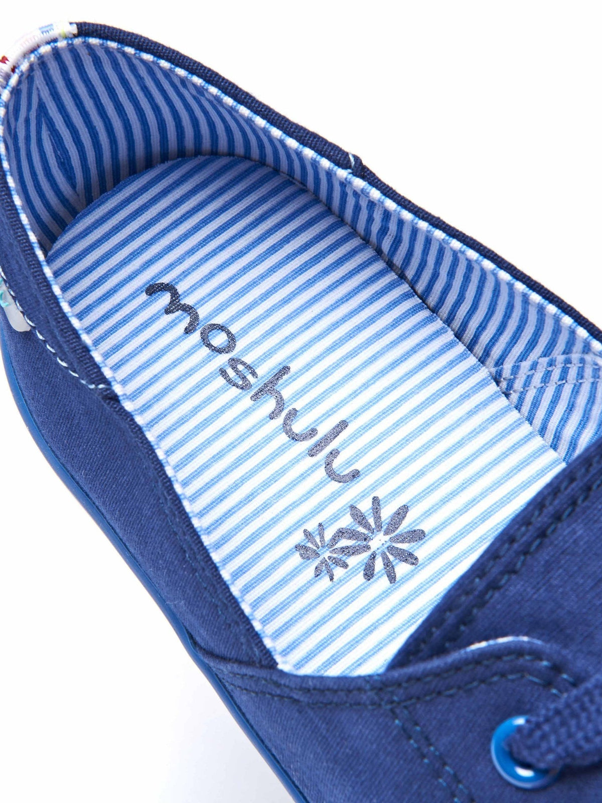 Blue canvas lace-up trainers - HEMMICK TWILIGHT BLUE