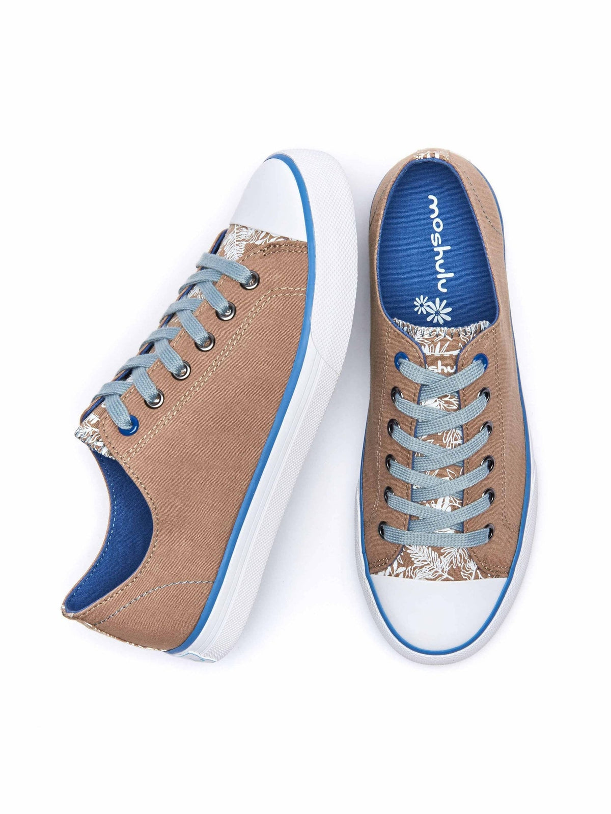 Neutral casual lace-up trainers - MARRAKECH 4 ECRU BEIGE