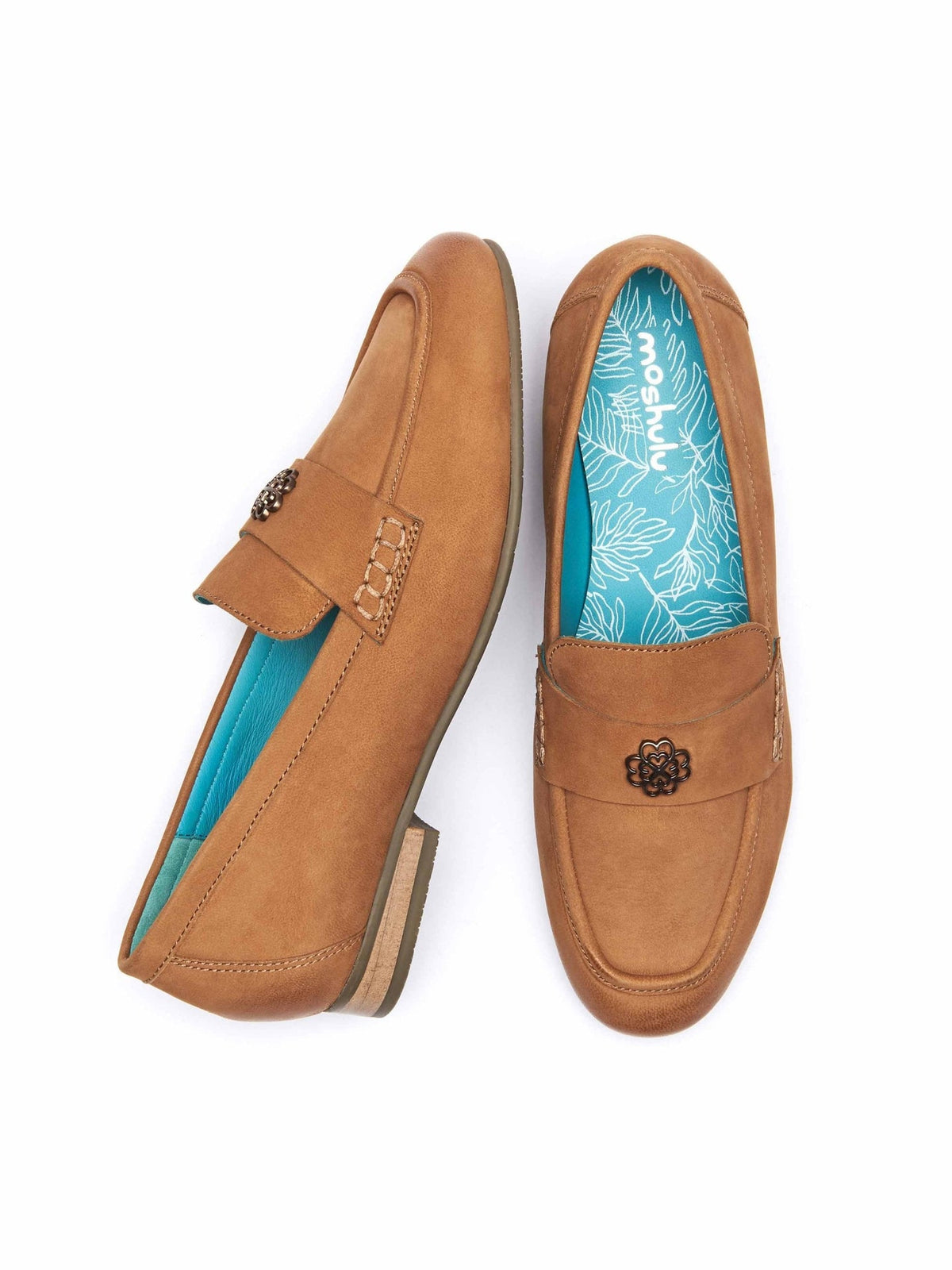 Brown nubuck penny loafer - CHIDORI TAN