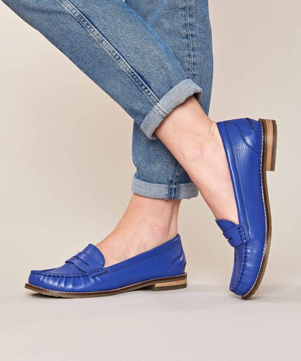 PETREL LEATHER ROYAL BLUE