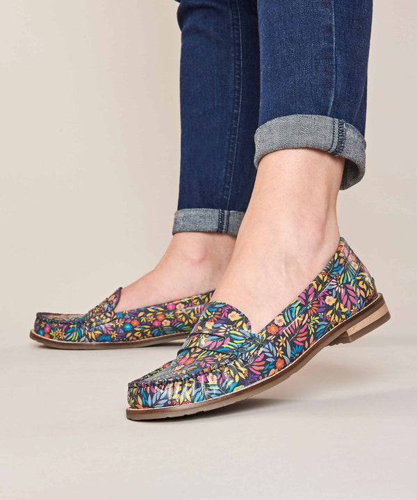 PETREL LEATHER EDEN FLORAL