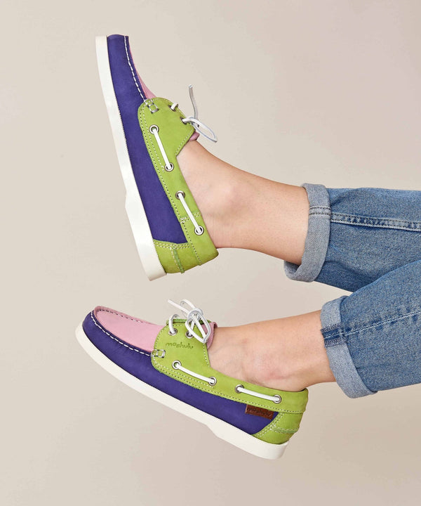 SALCOMBE 3 ROYAL BLUE/SWEET PEA PINK/SHAR