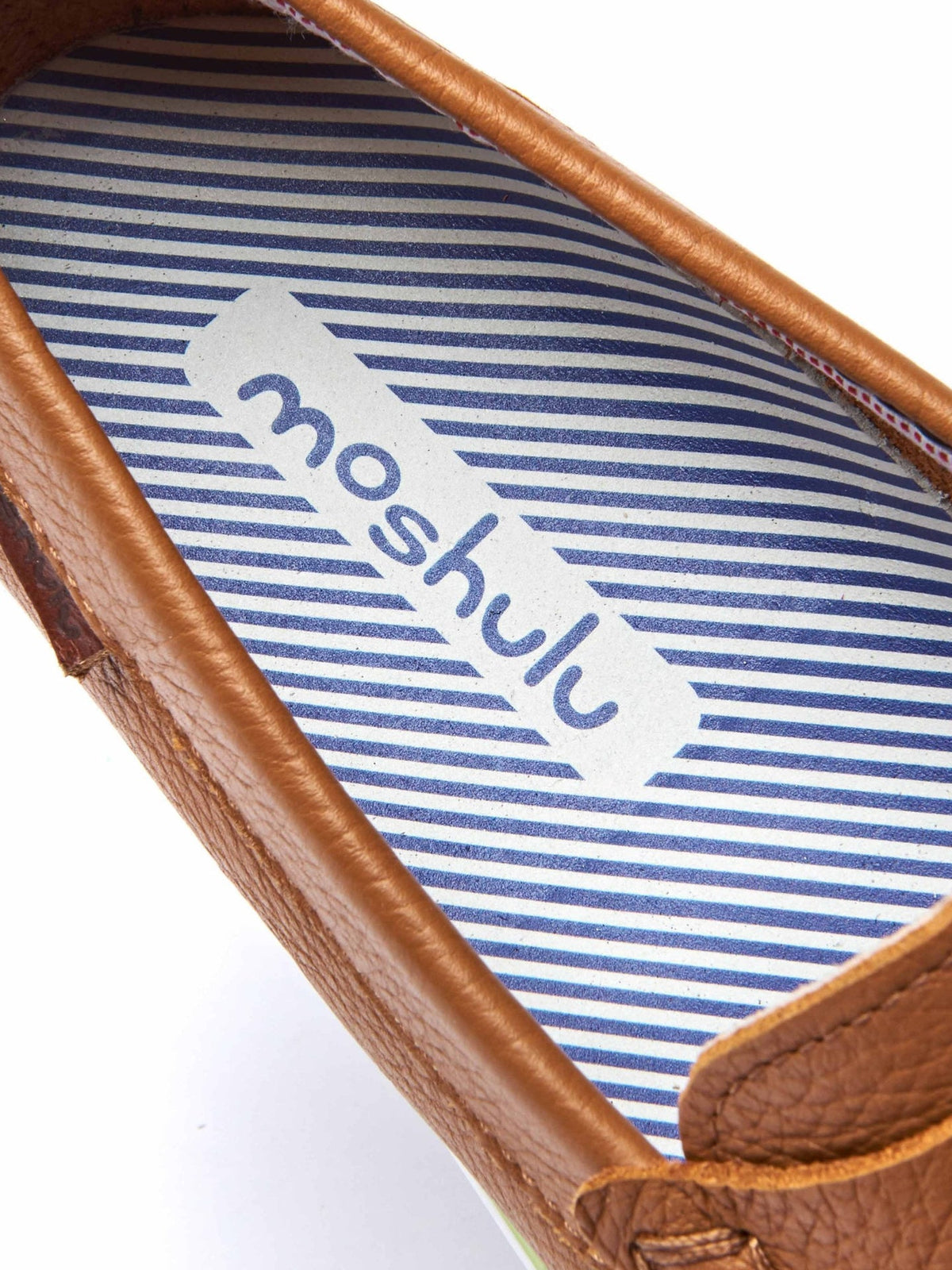 Brown ladies' moccasin loafer - MAENPORTH TAN