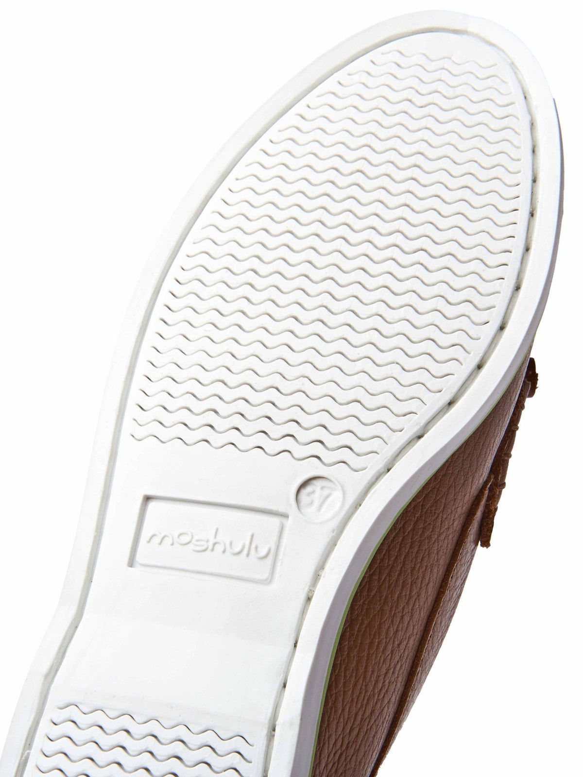 Brown ladies' moccasin loafer - MAENPORTH TAN