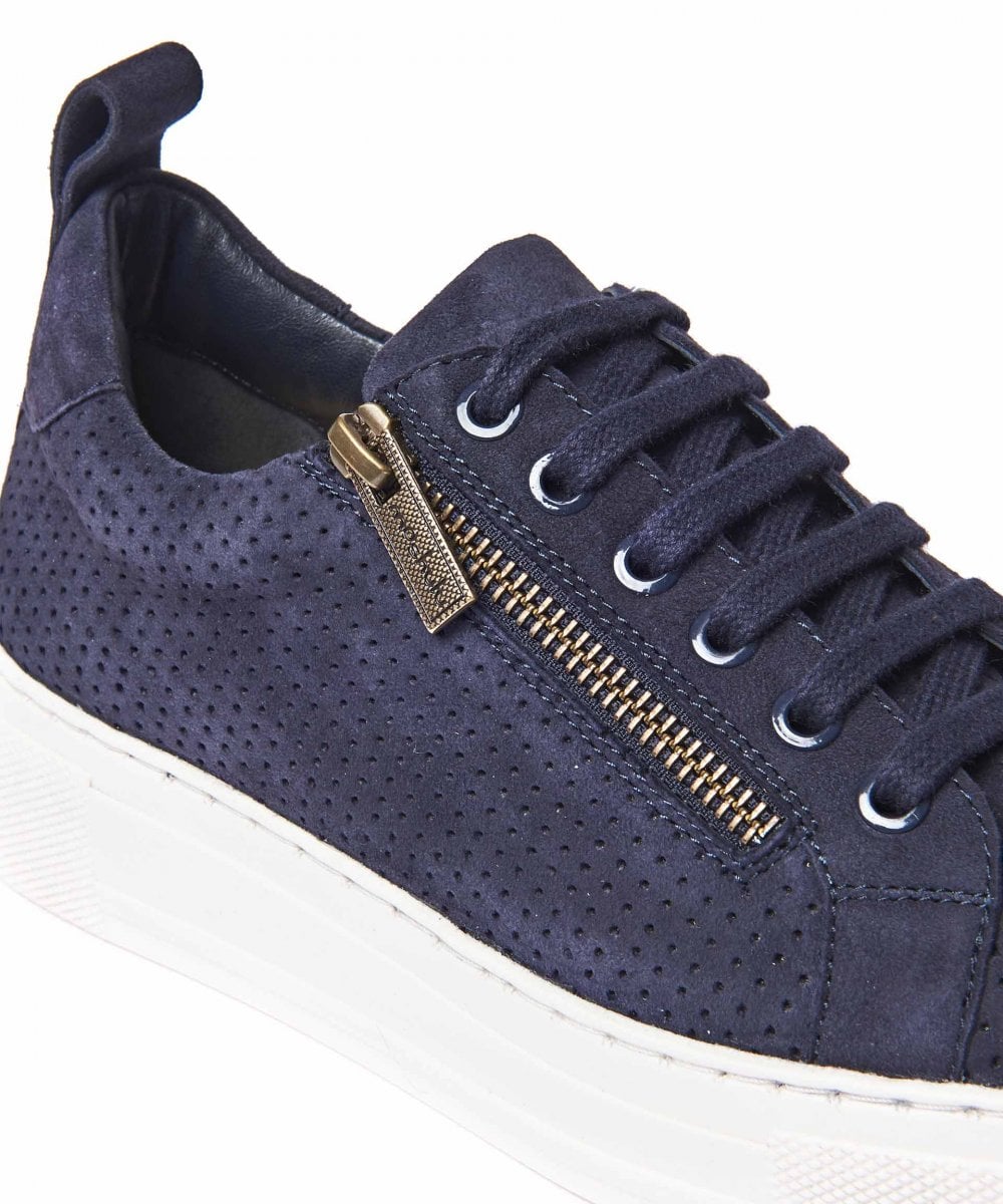 Green flatform zip trainers - DAWLISH SHARP APPLE