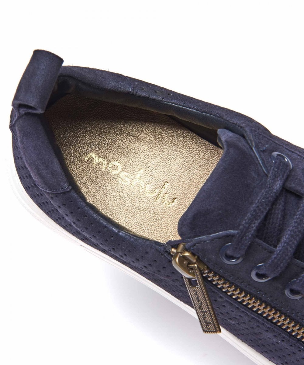 Green flatform zip trainers - DAWLISH SHARP APPLE