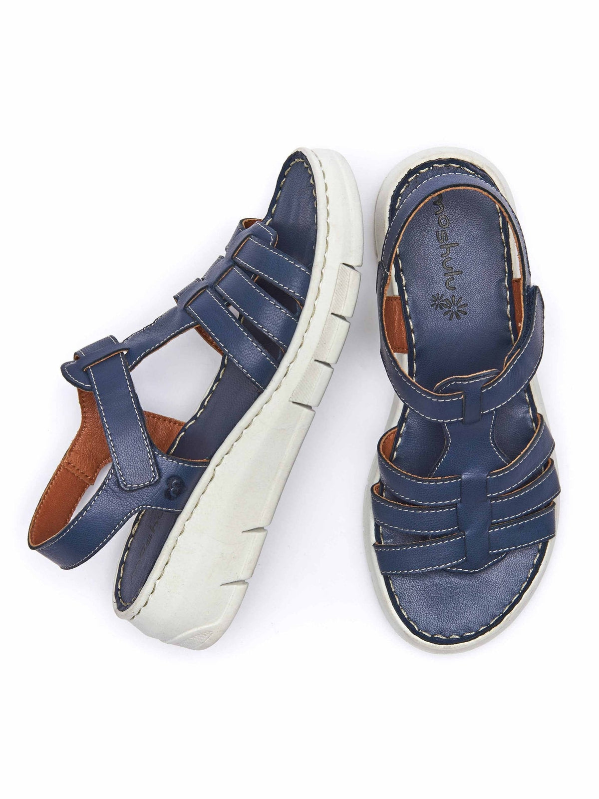 Blue Low-wedge fisherman sandals - INSTOW INDIGO