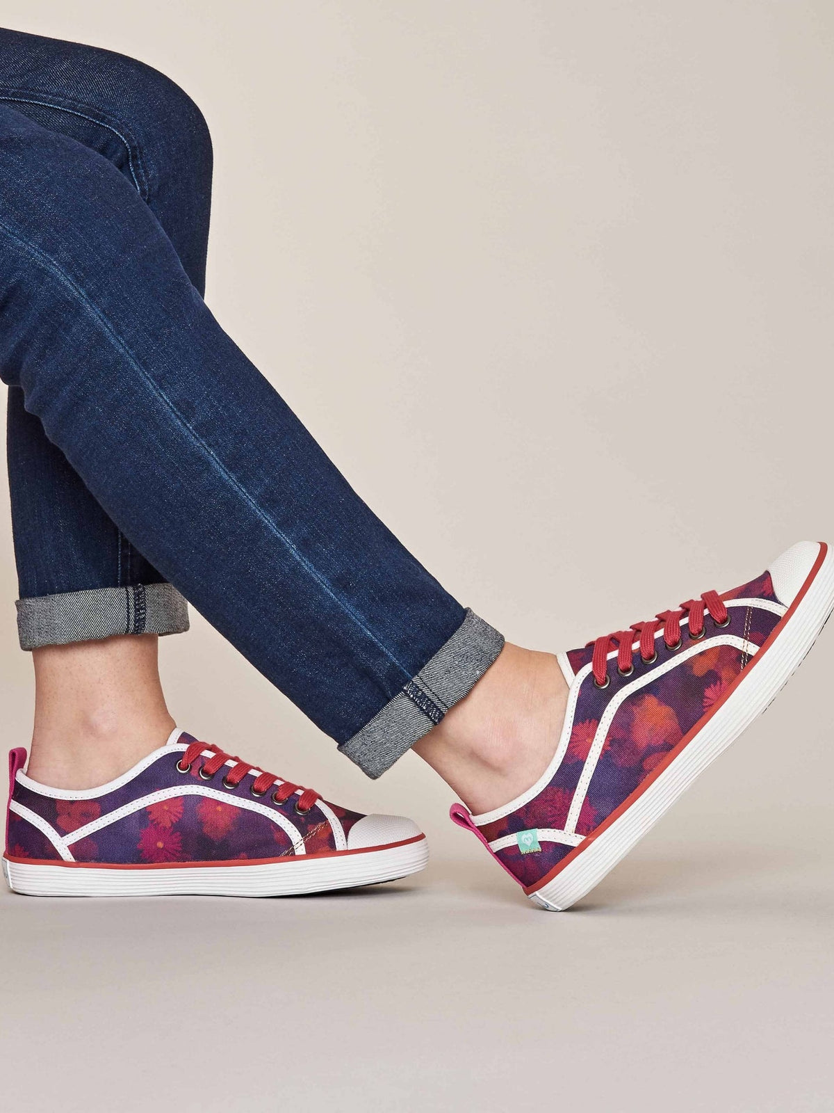 Blue lace-up canvas shoes - CUDDLY TOY 2 INDIGO BLOSSOM
