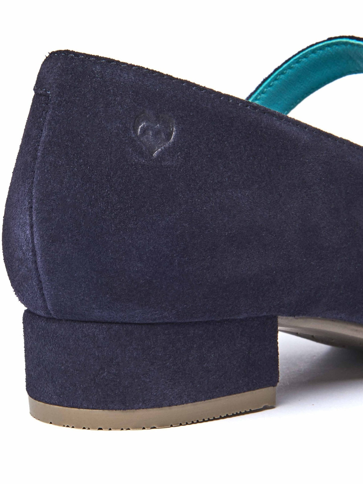 Red front buckle block heels - HEBEI GERANIUM RED