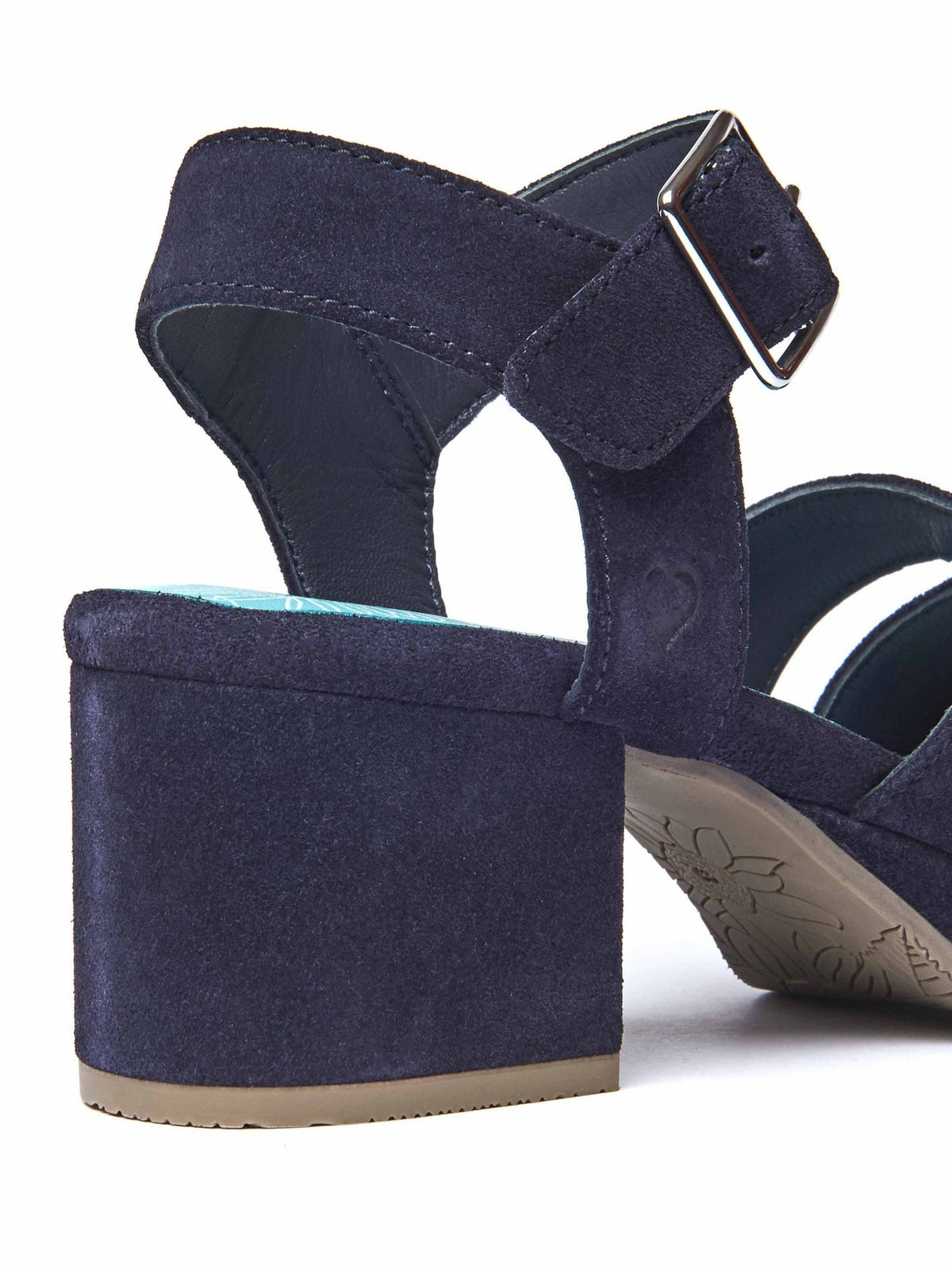 Red platform cross-over sandal - ARANIKO GERANIUM RED