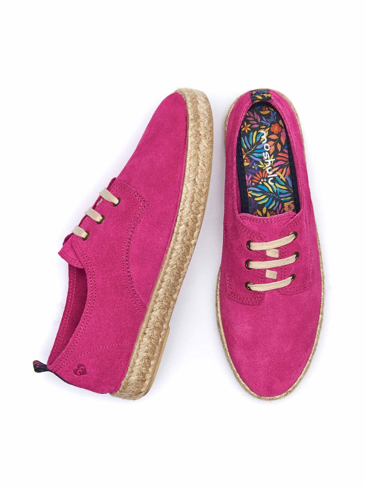 Pink Casual espadrille trainers - NAIDU FUCHSIA PINK