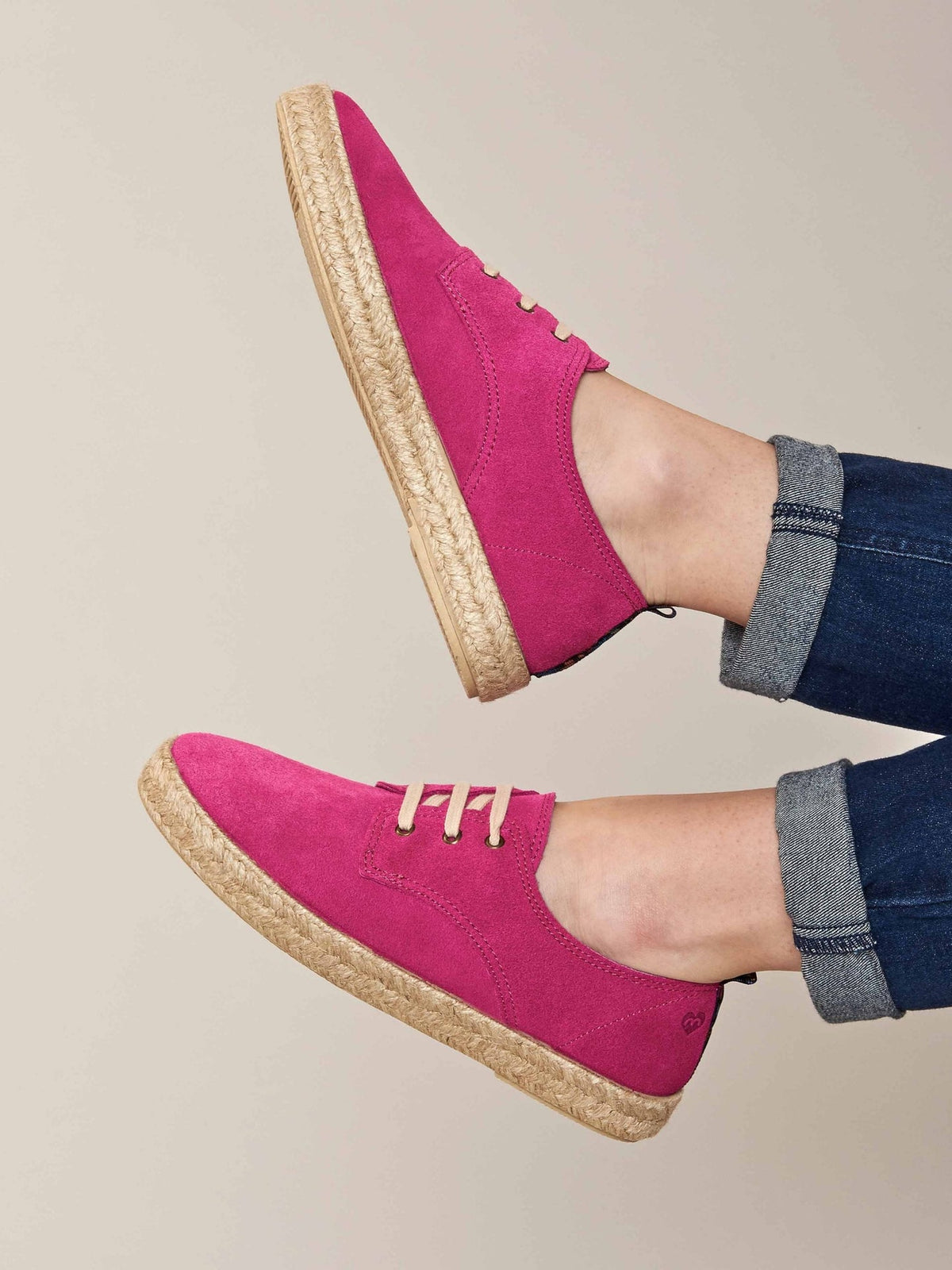 Pink Casual espadrille trainers - NAIDU FUCHSIA PINK