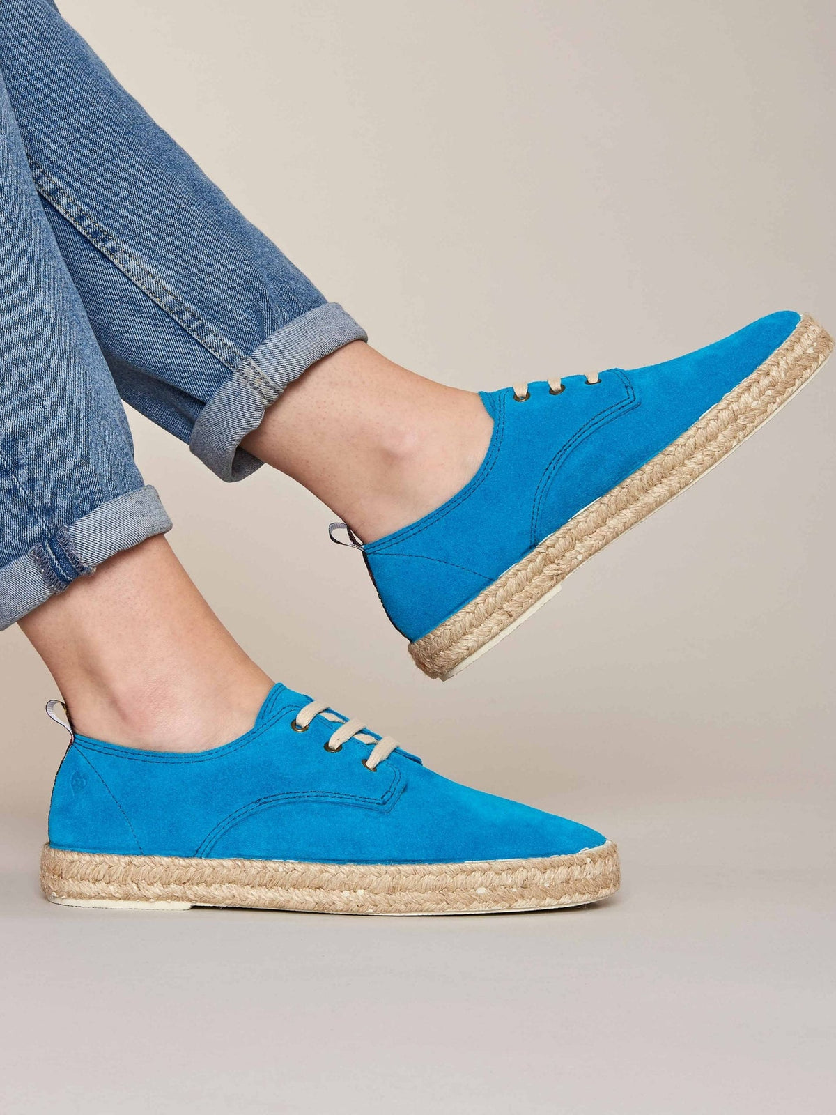 Blue Casual espadrille trainers - NAIDU CAPRI BLUE