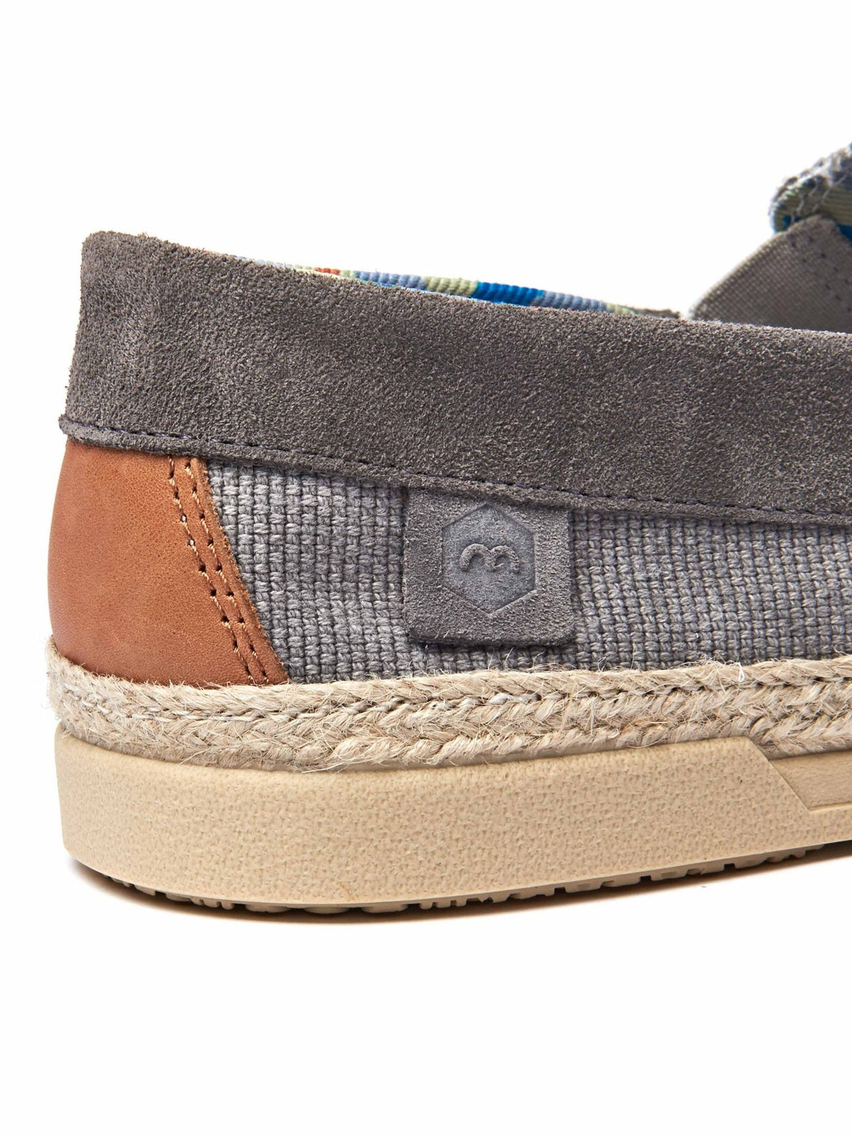 Orange men's slip on espadrille shoes - WEIR ORANGE