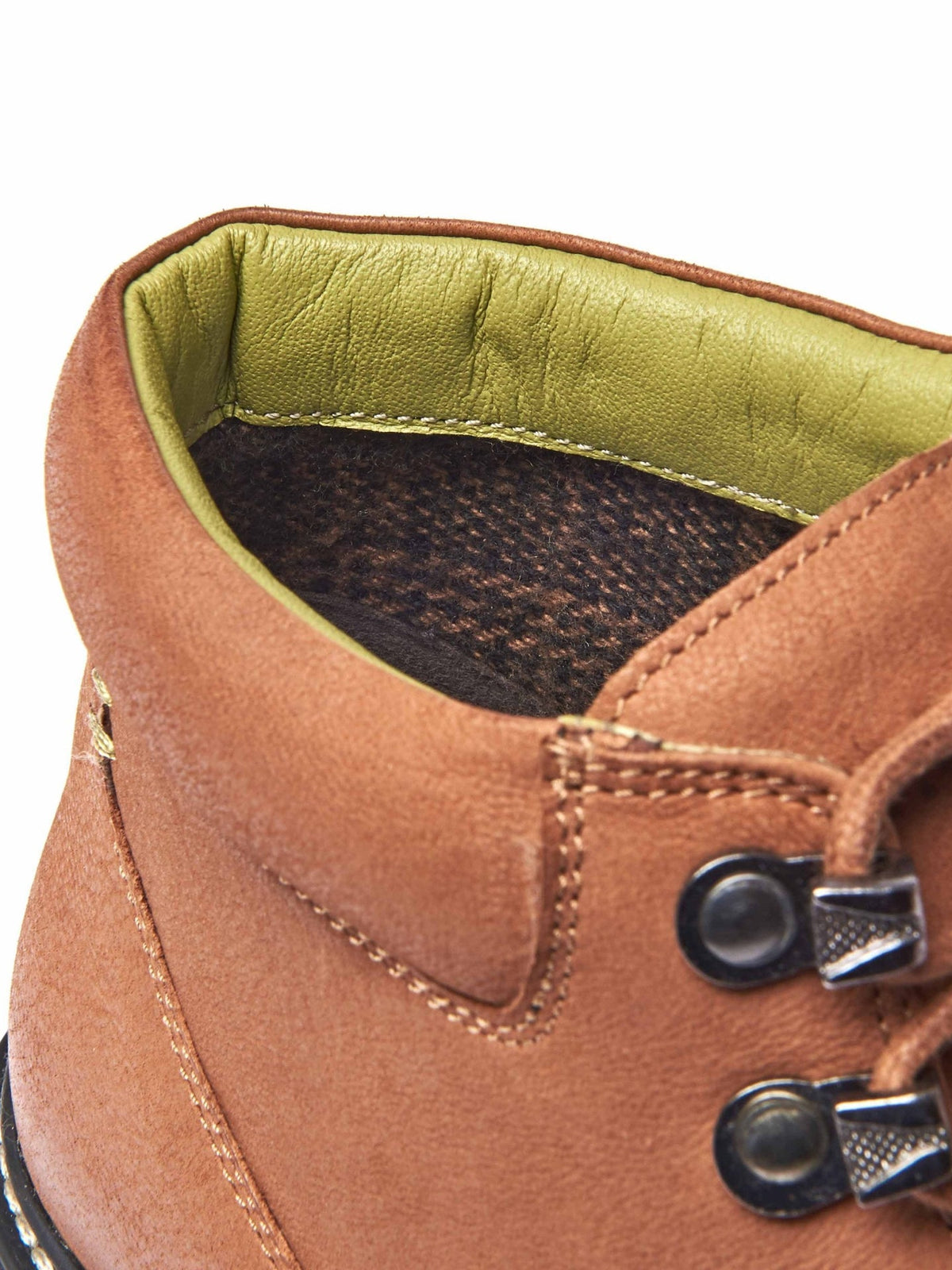 Brown ladies' hiker-style ankle boots - HARTE 2 TAN