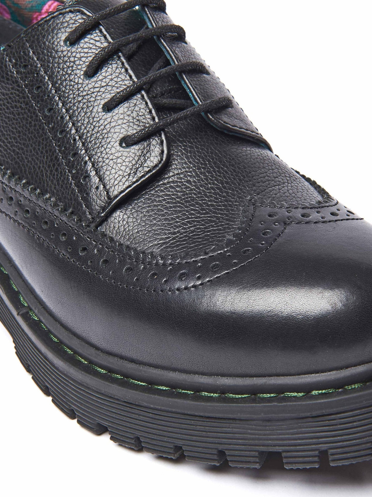 Black women's preppy brogues - ATASSI BLACK