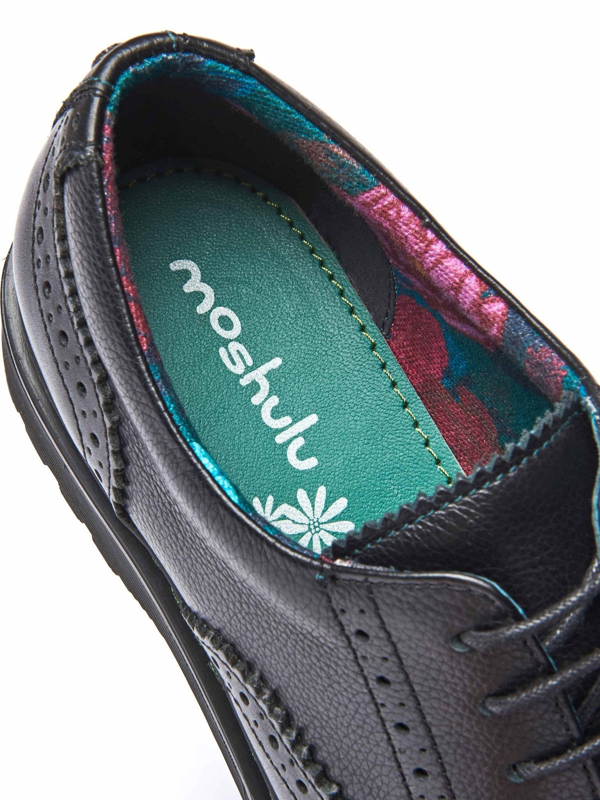Black women's preppy brogues - ATASSI BLACK