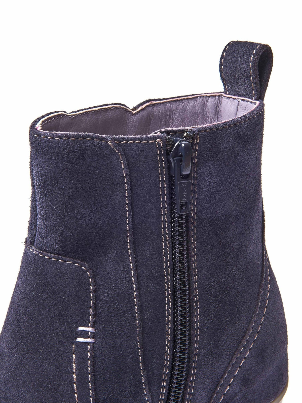 Blue western inspired heeled ankle boots - MORISOT DARK TEAL