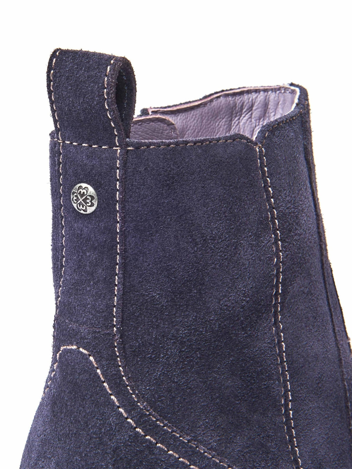 Blue western inspired heeled ankle boots - MORISOT DARK TEAL