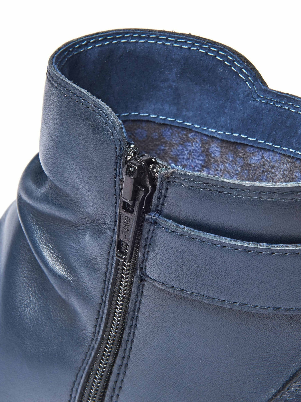 Purple slouchy ankle boots - BOURBON 2 ROYAL PURPLE
