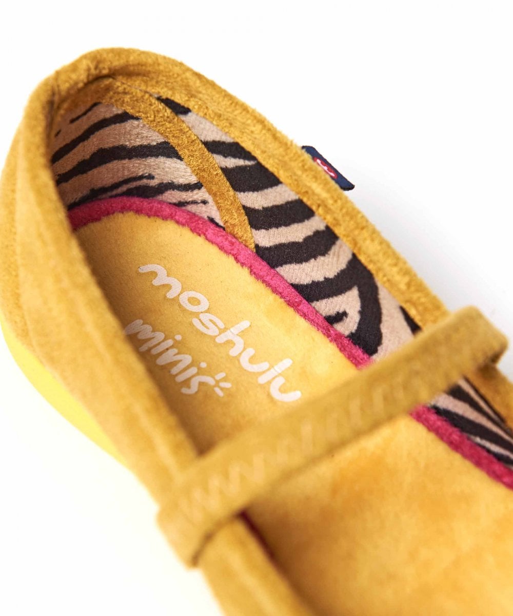 Purple kids colourful ballet slippers - MINI BANOFFEE BLACKCURRANT