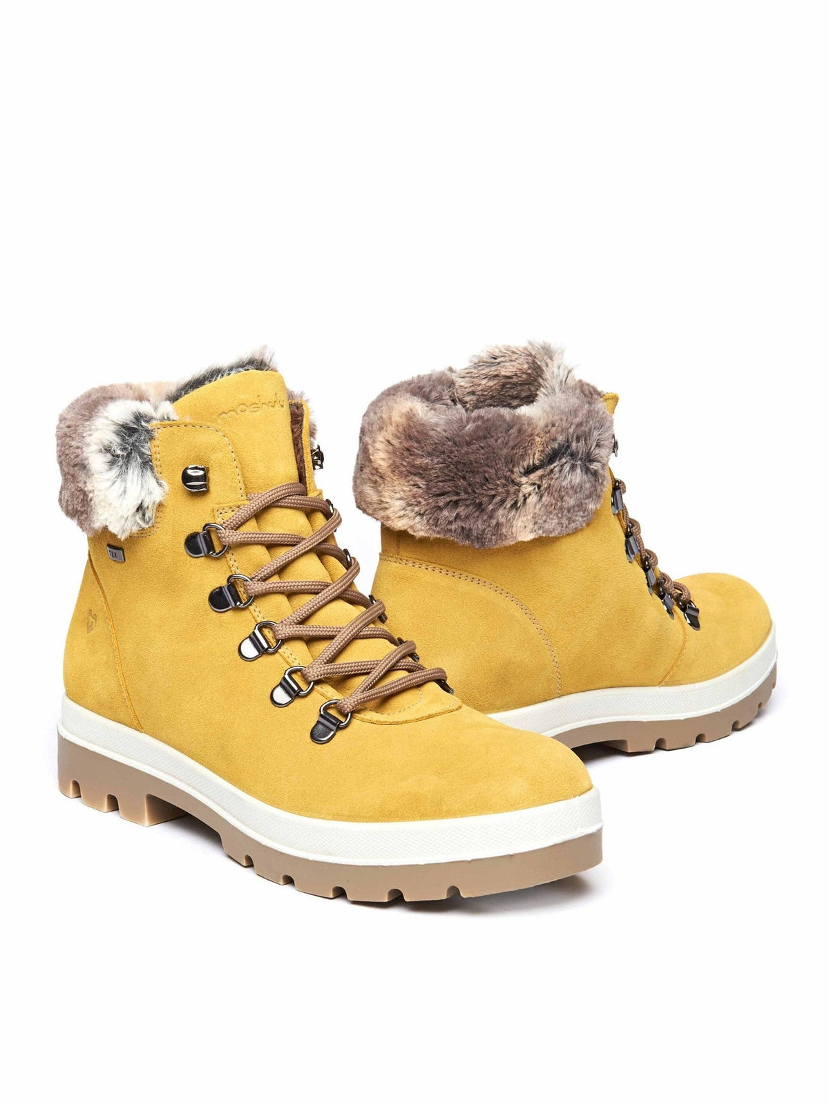 Yellow water resistant ankle boots - BEDEW YELLOW