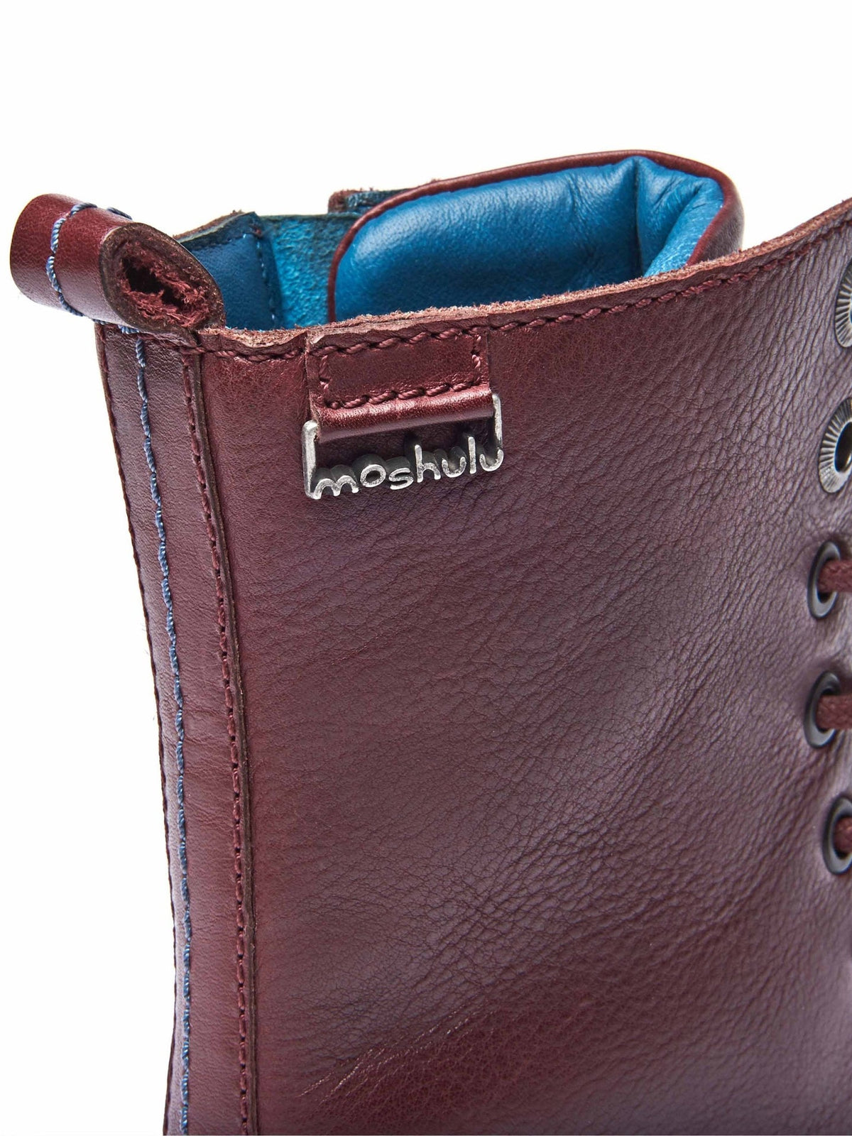 Purple chunky lace up boots - SAYER JEWEL PURPLE