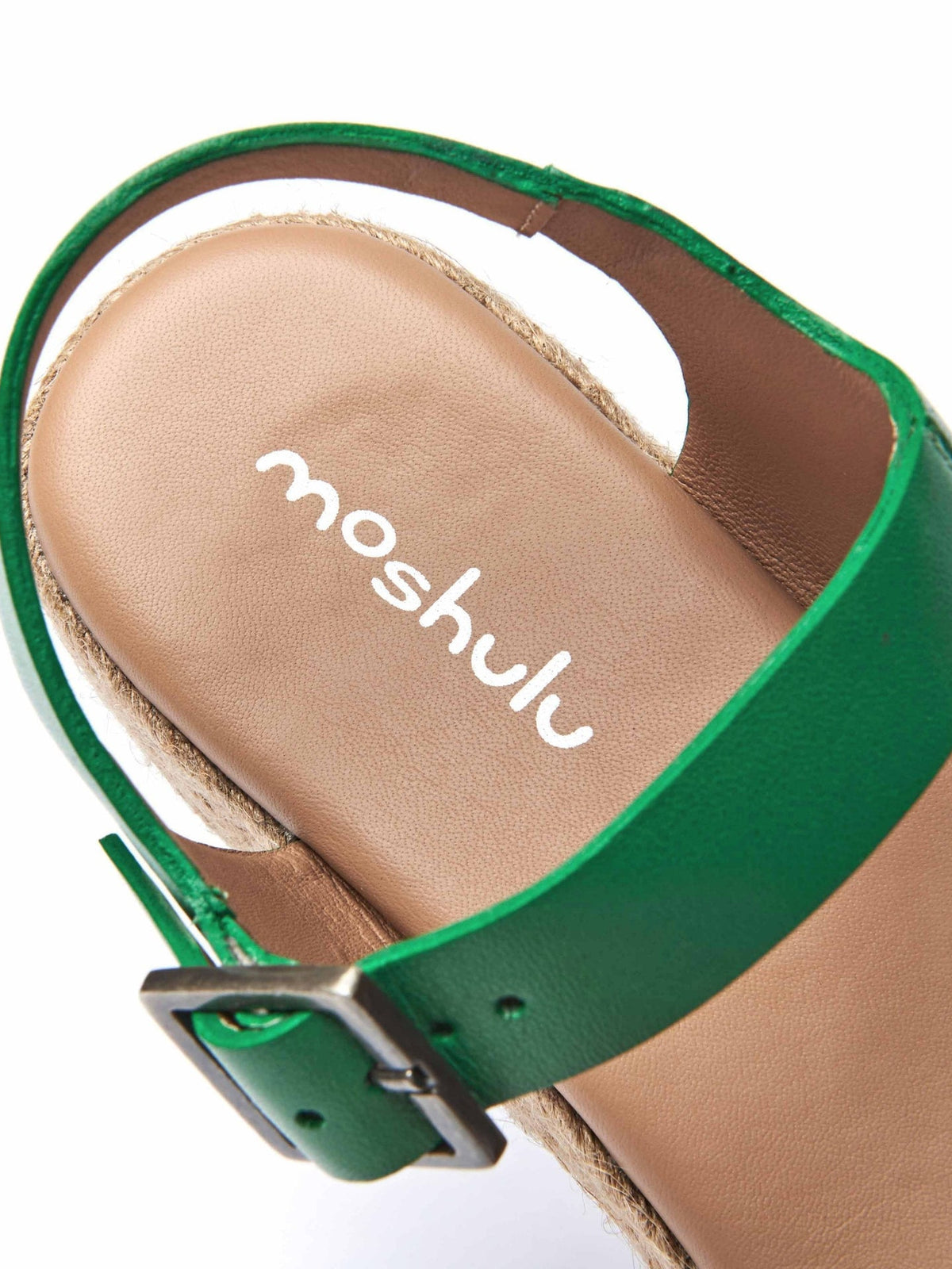 Green Espadrille flatform sandals - BALOS VIBRANT GREEN