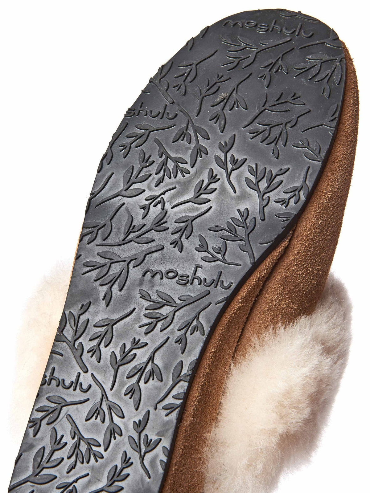 Pink / Purple ladies' sheepskin wedge slippers - CHARELLA MAUVE