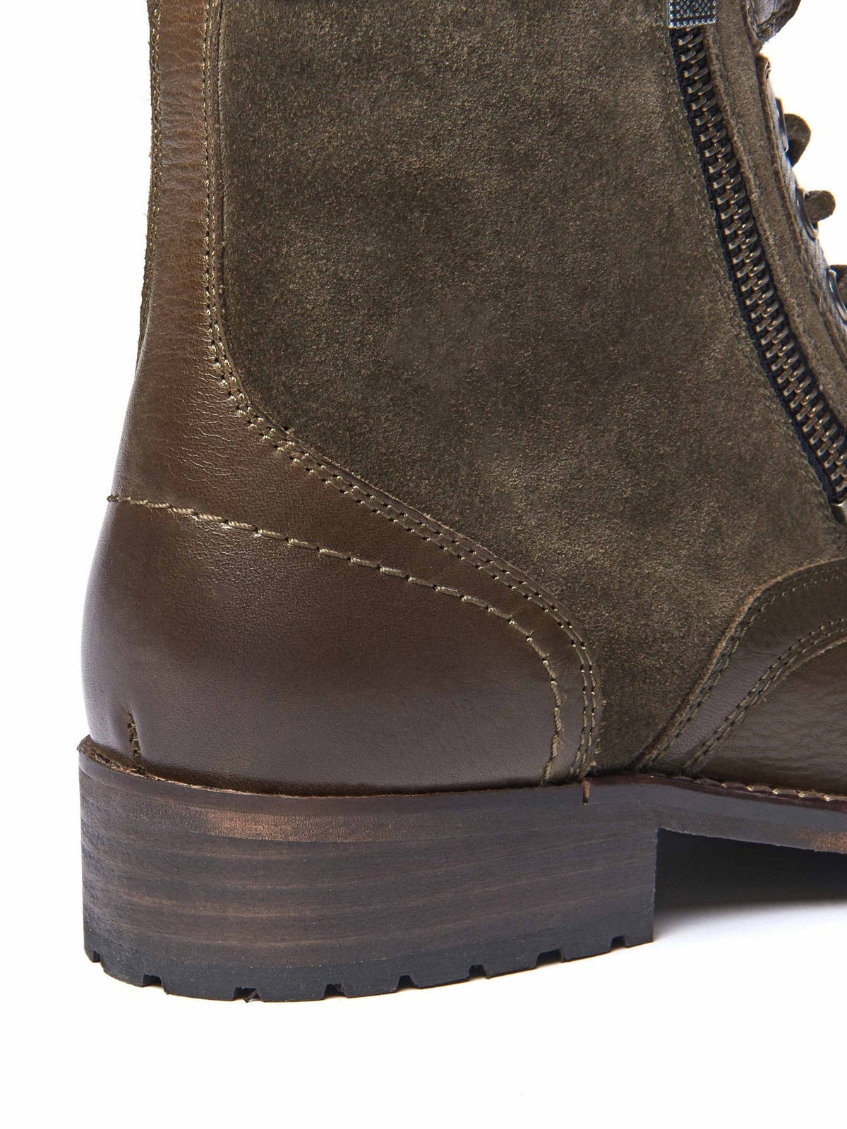 Black ladies' biker ankle boots - BARDSEY BLACK