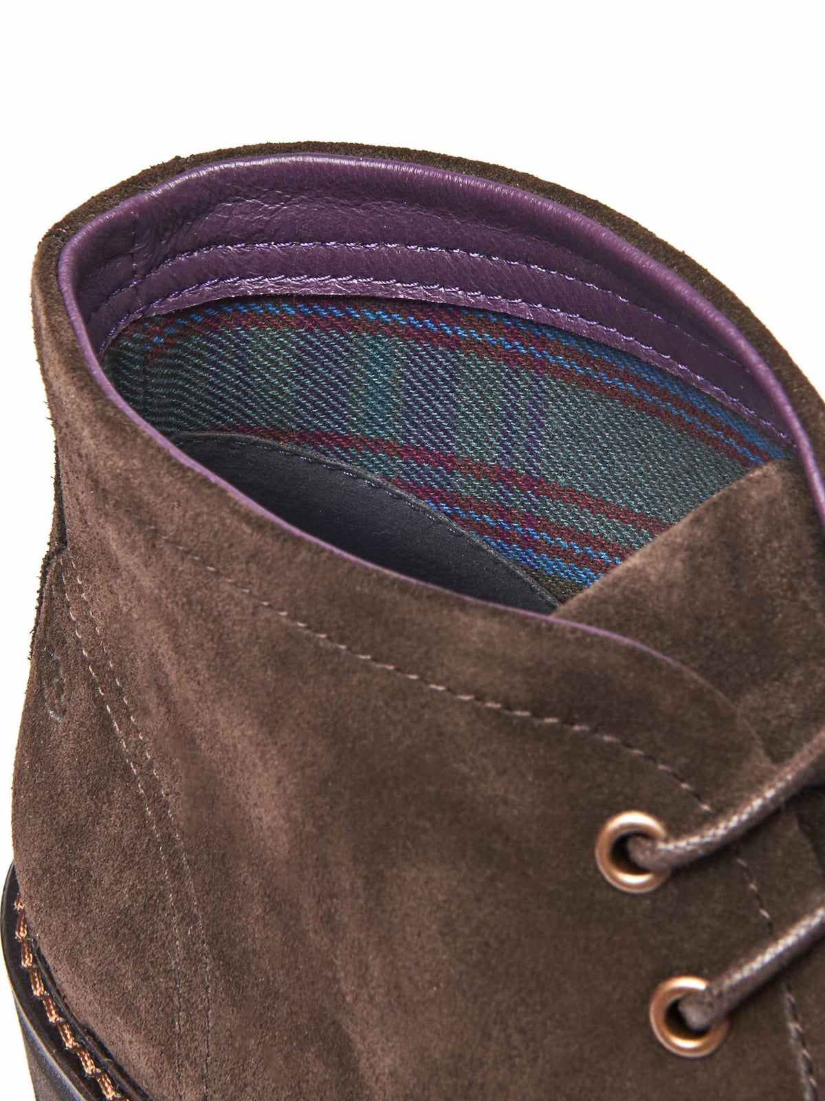 Brown men's suede worker boots - BANTOCK BROWN