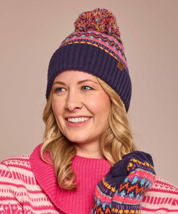 DUNNOCK HAT INDIGO MULTI
