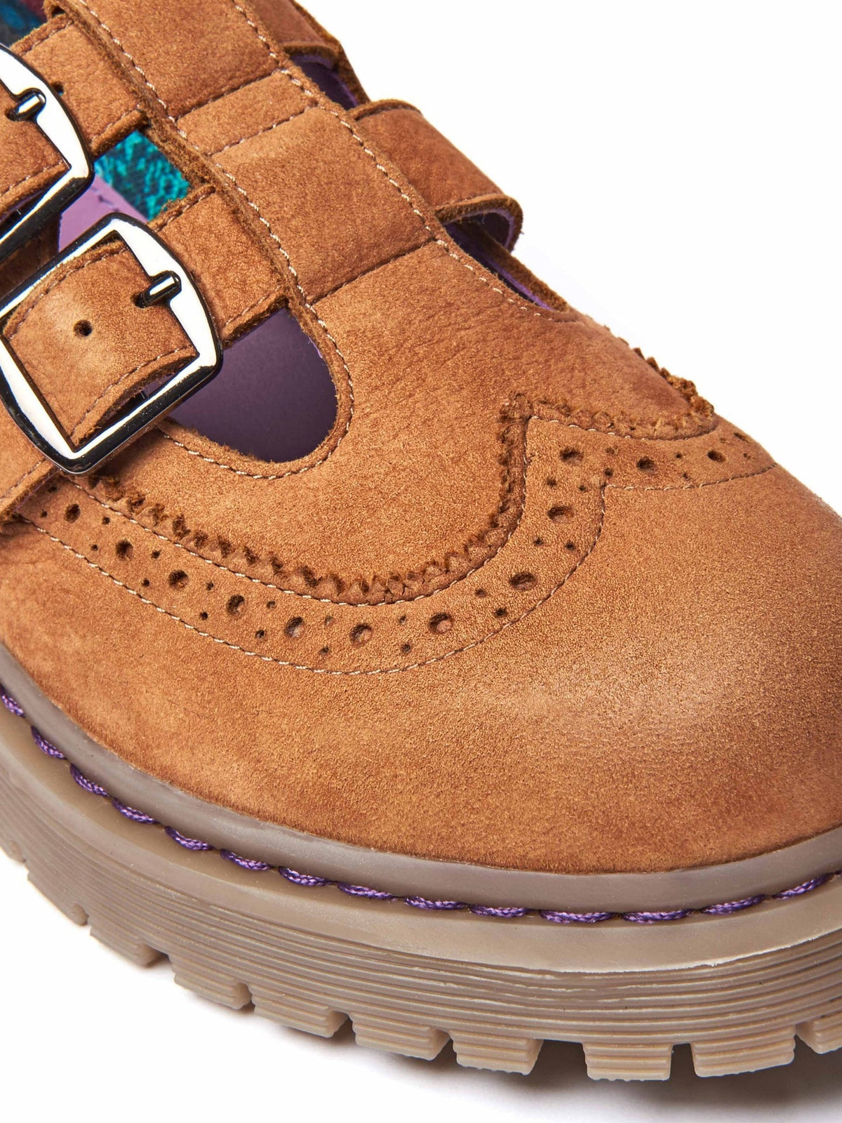 Brown chunky Mary Jane shoes - CALTHIA TAN