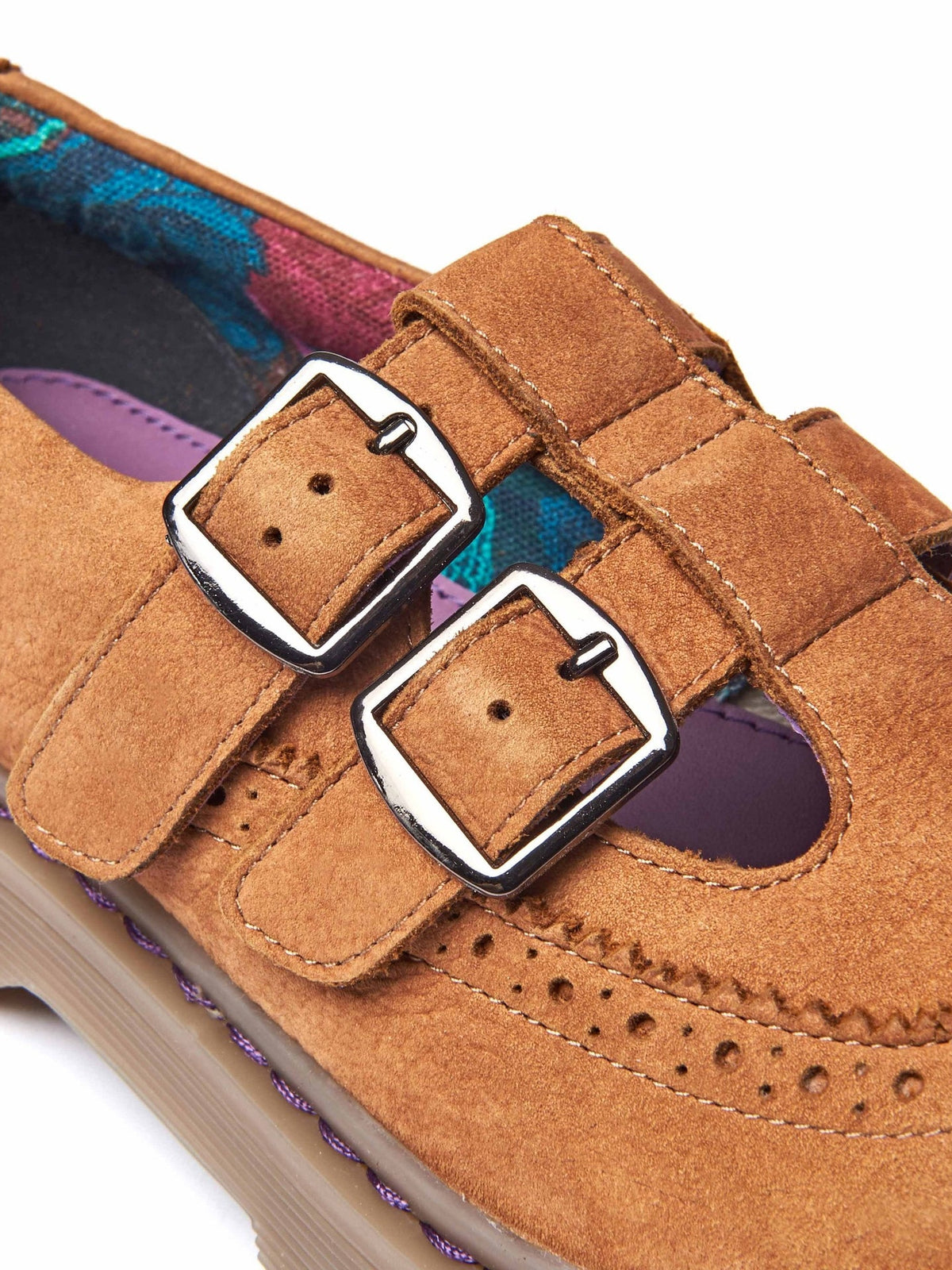 Brown chunky Mary Jane shoes - CALTHIA TAN