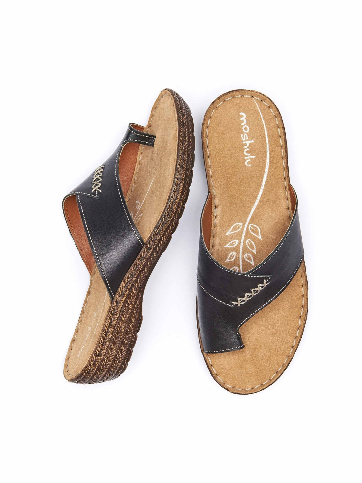 Black toe-loop comfort sandals - SEVILLE CLASSIC 2 BLACK