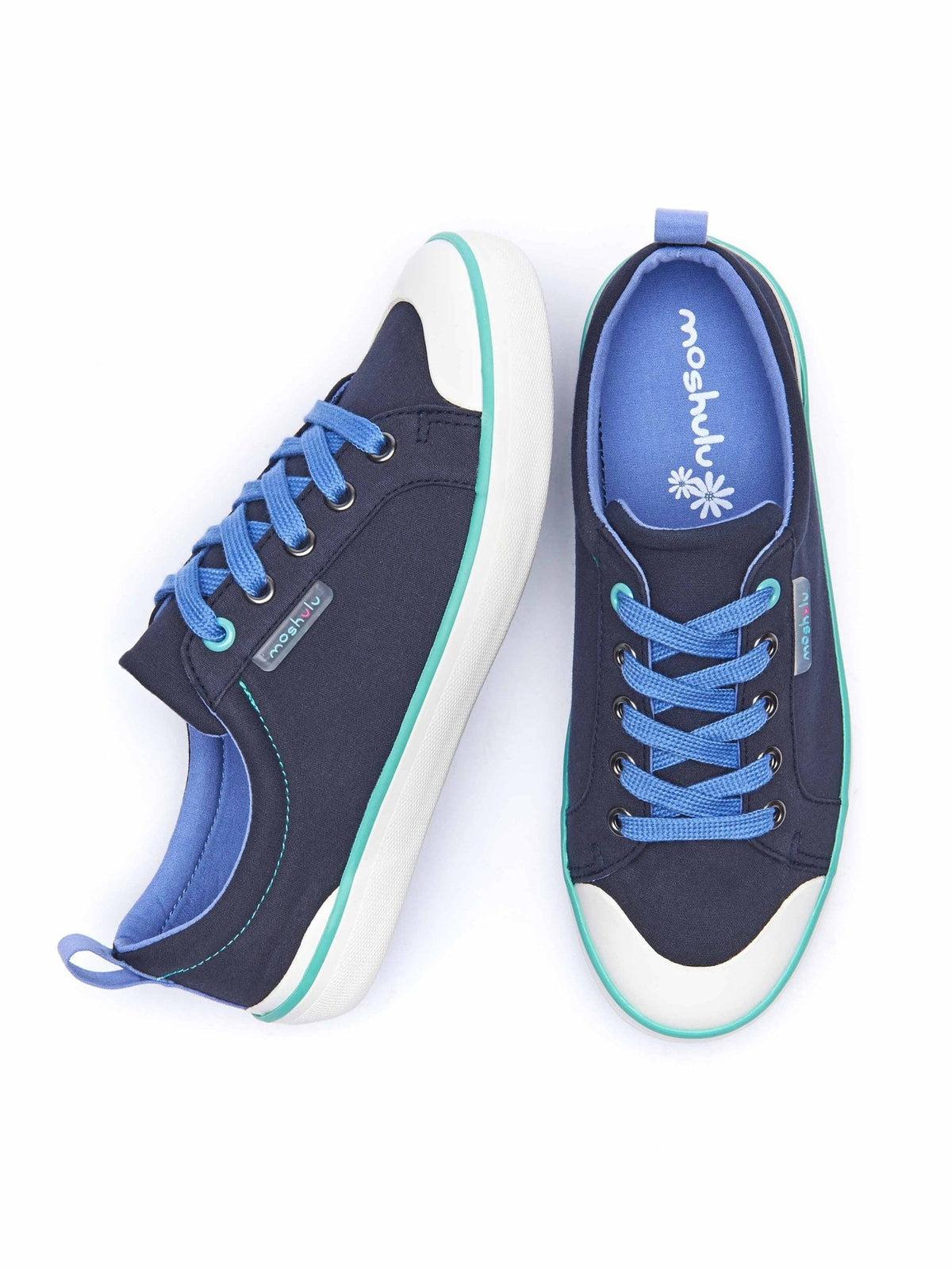 Blue comfortable lace-up trainer - MOUSEHALL INDIGO