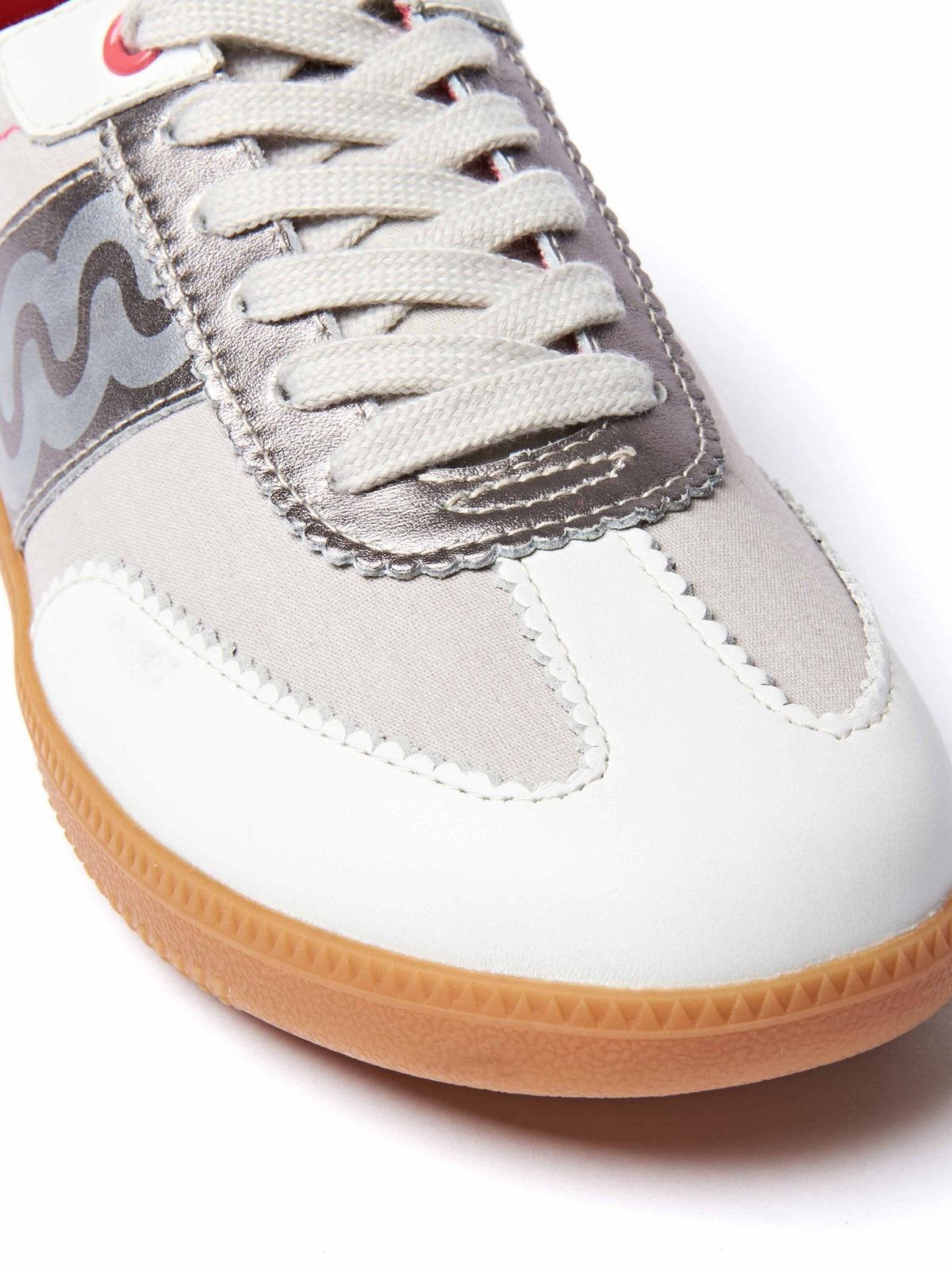 Multi / Blue sporty lace up trainers - MARGOT POOL BLUE MULTI