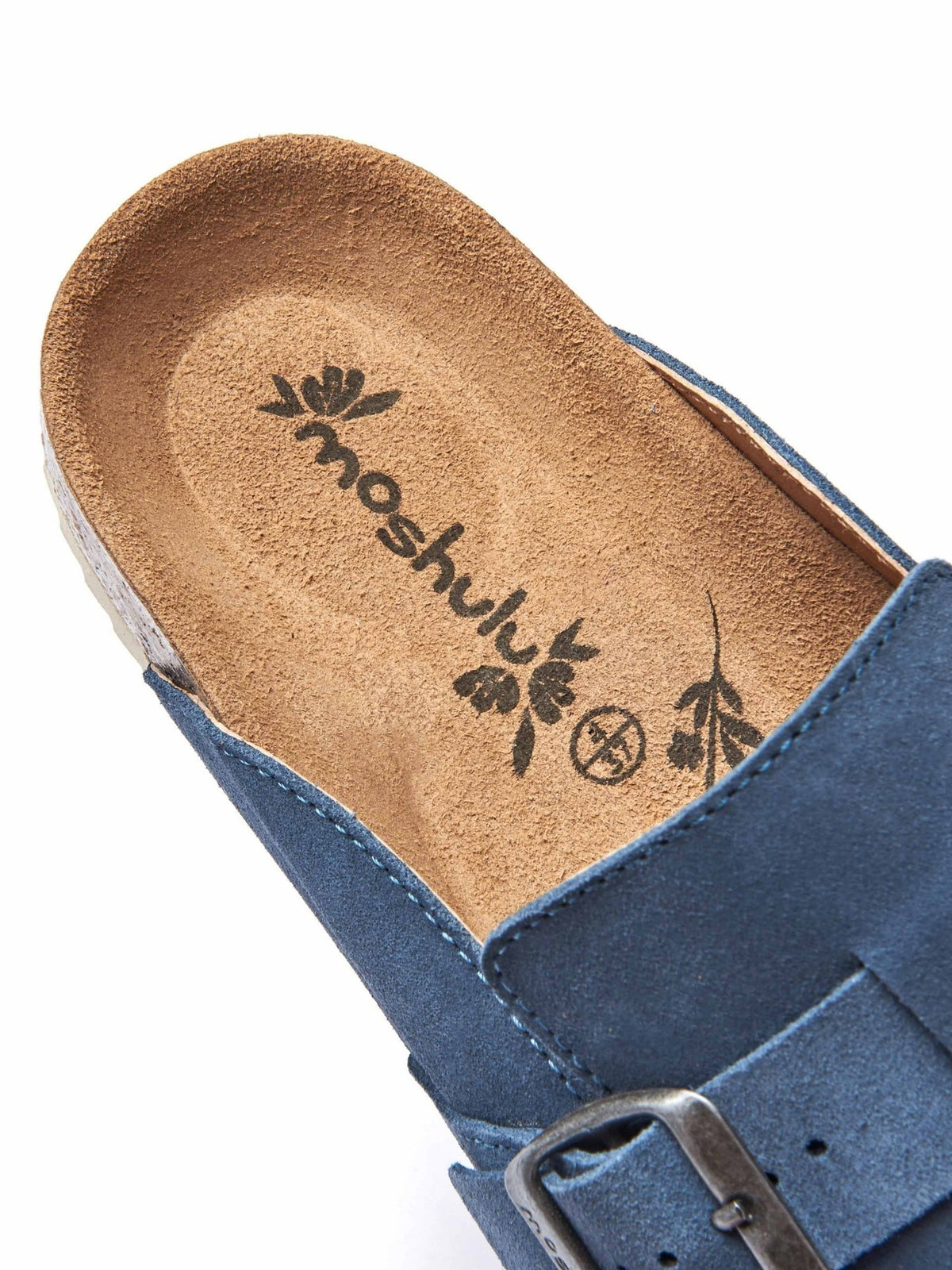 Pink / Red suede cork footbed clogs - TULIPA 2 PINK BOLD FLORAL