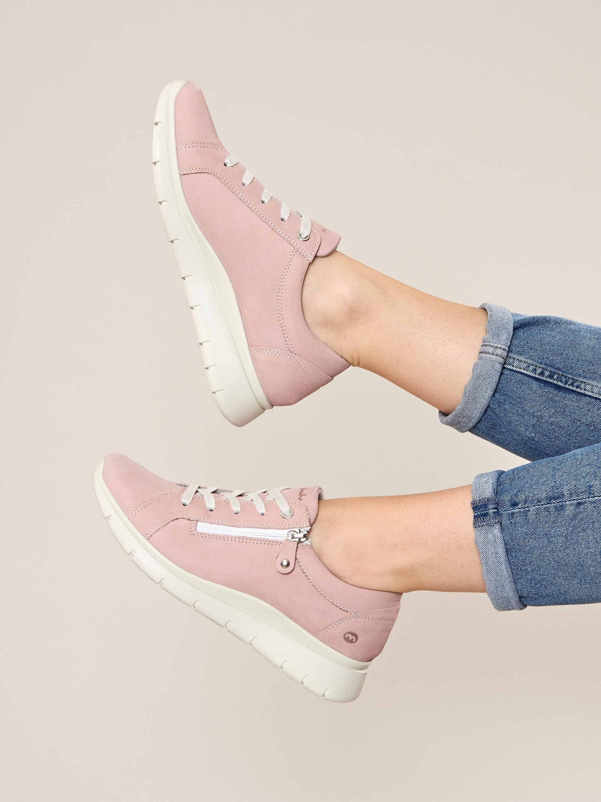 Pink casual lightweight trainers - KENSEY PINK LEMONADE NUBUCK
